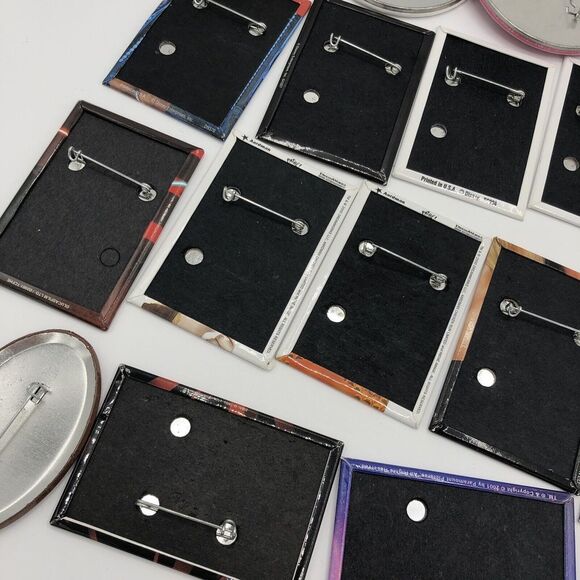 Movie Pins Buttons Pinback Disney Dreamworks Paramount Collectable Promo Vtg Lot - Picture 7 of 8